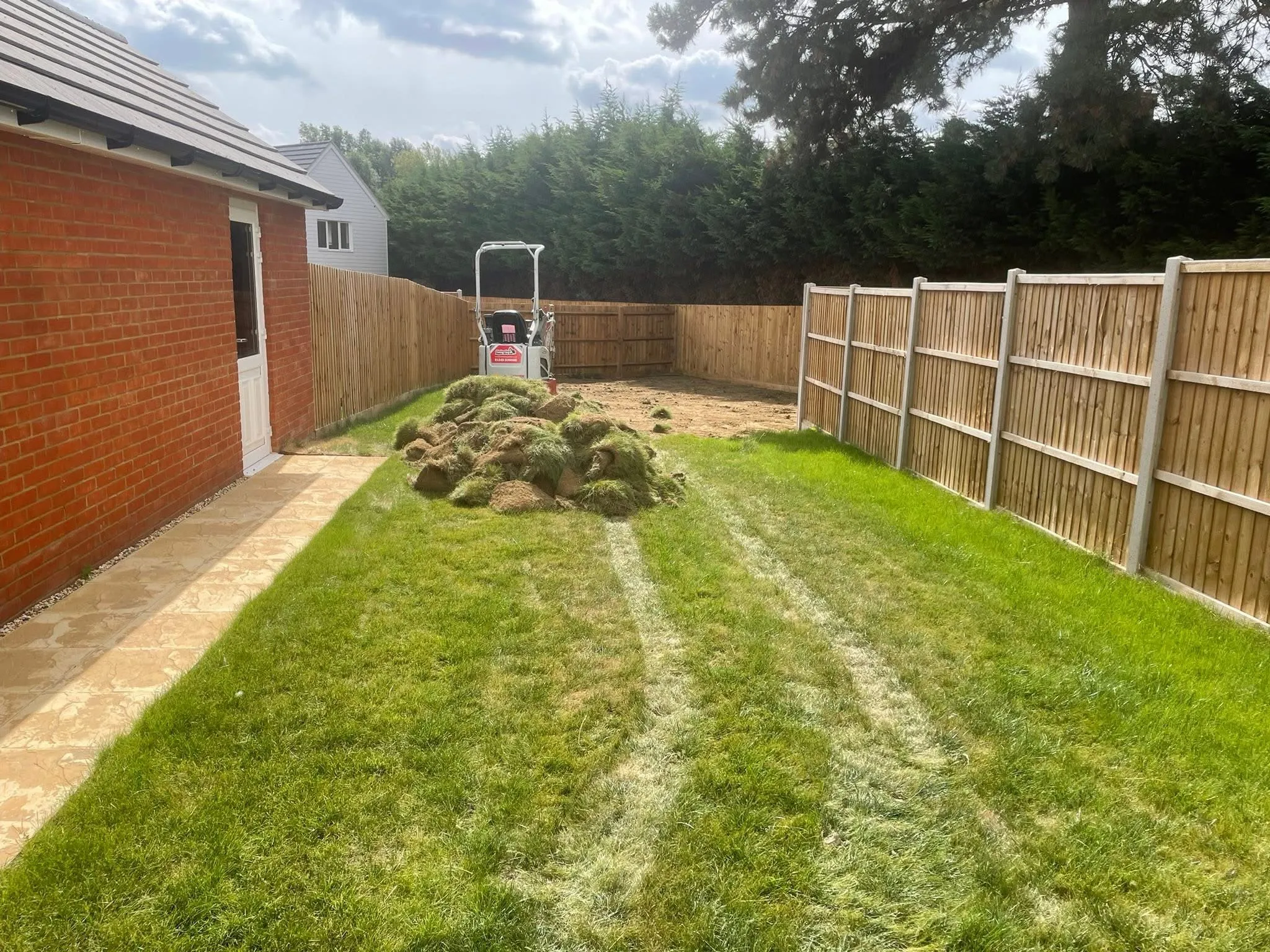 Existing garden before redesign
